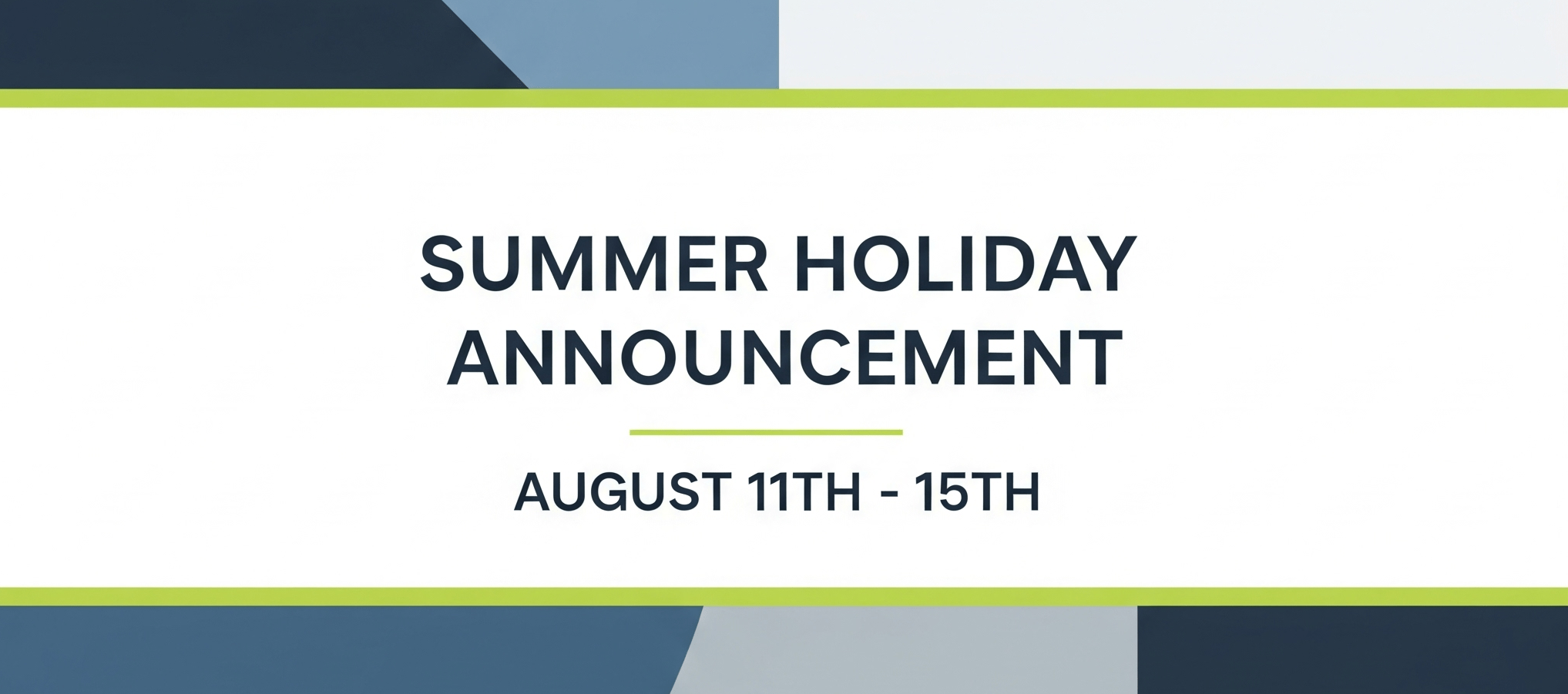 2025-summer-holiday - AFINIA Japan